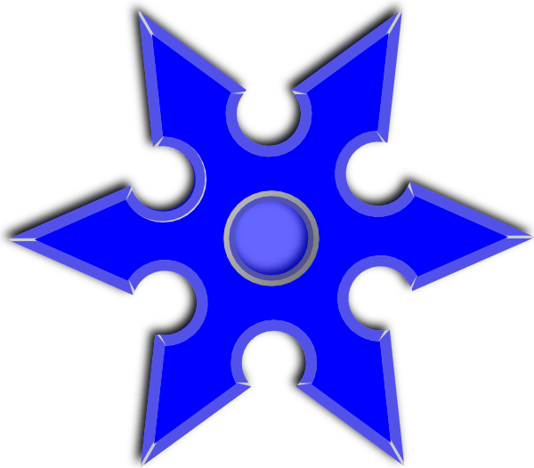 Ninja Stars Png (600x526), Png Download