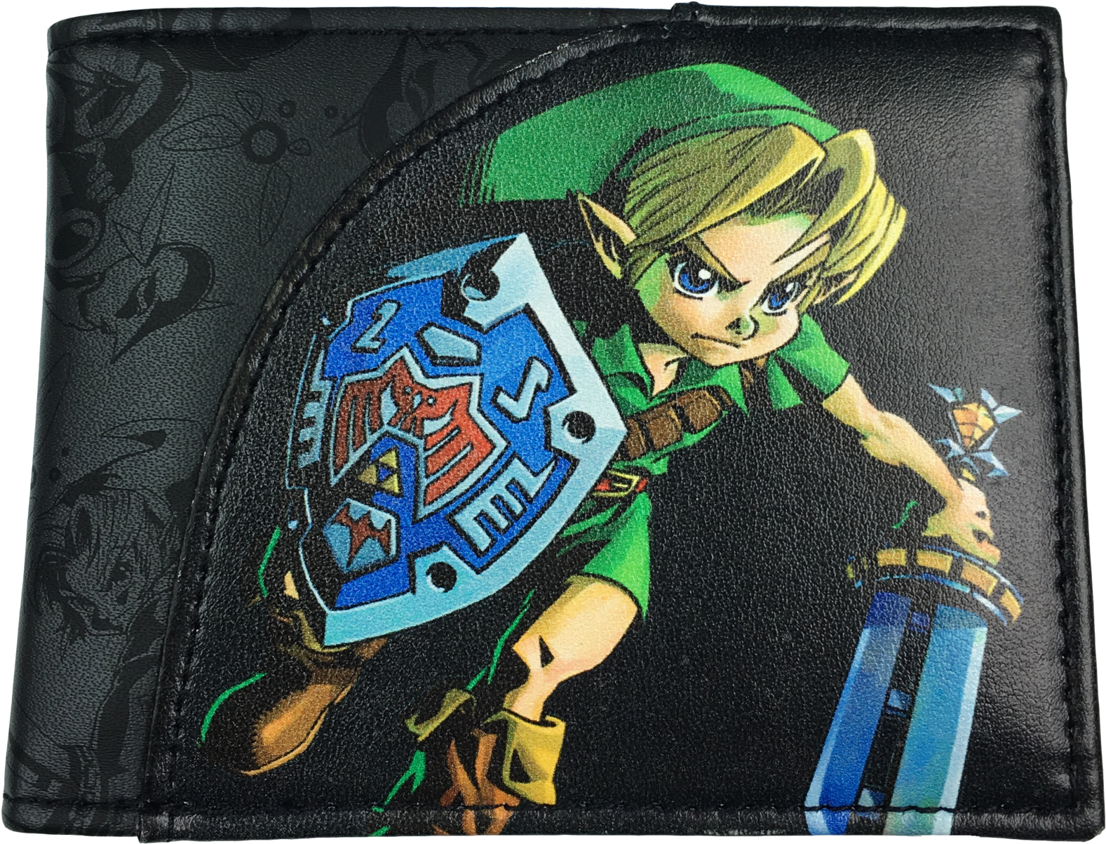 Zelda Majoras Mask Big Link Bi-fold Wallet (2048x1818), Png Download
