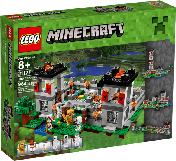 Lego Minecraft The Fortress 2016 (980x980), Png Download
