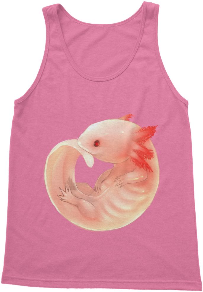 Bt003 Biting Tail Axolotl ﻿women's Tank Top (1024x1024), Png Download
