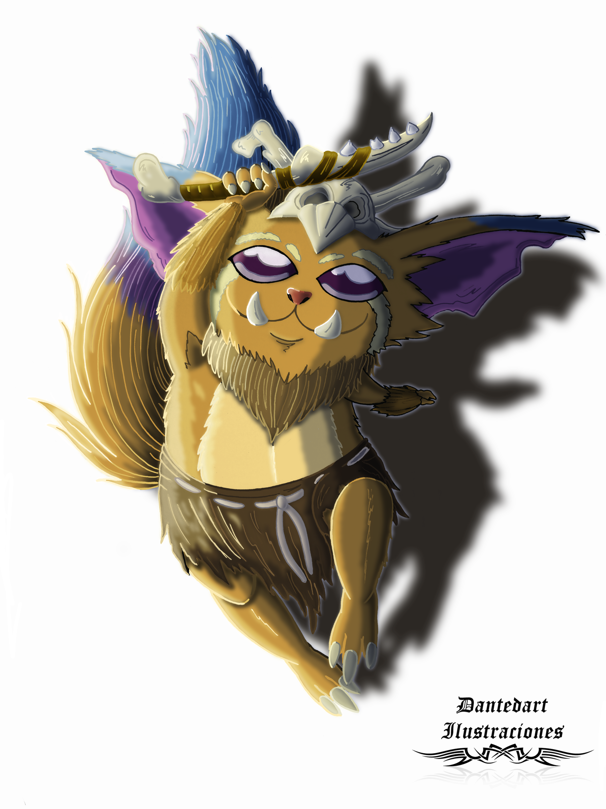 *league Of Legends ~ Gnar Illustration (2400x3200), Png Download