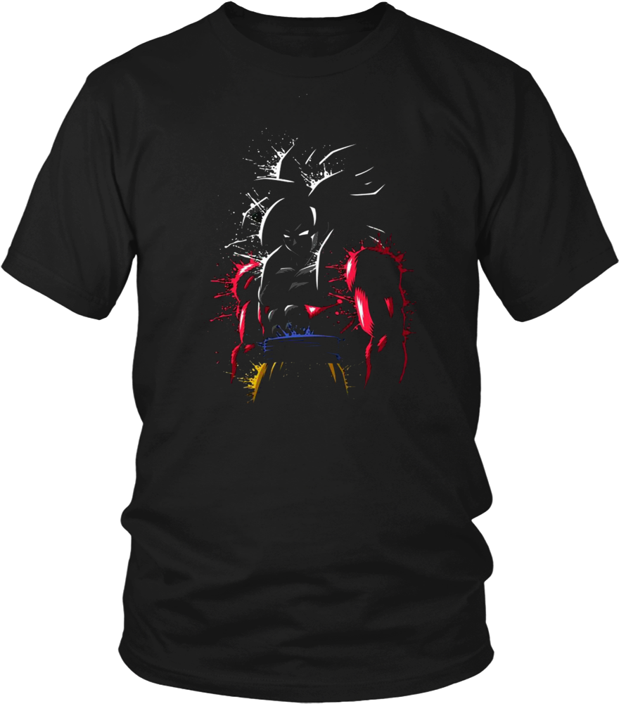 Goku Ssj4 Super Saiyan 4 T Shirt Gt Tee With Goku Goku (1000x1000), Png Download