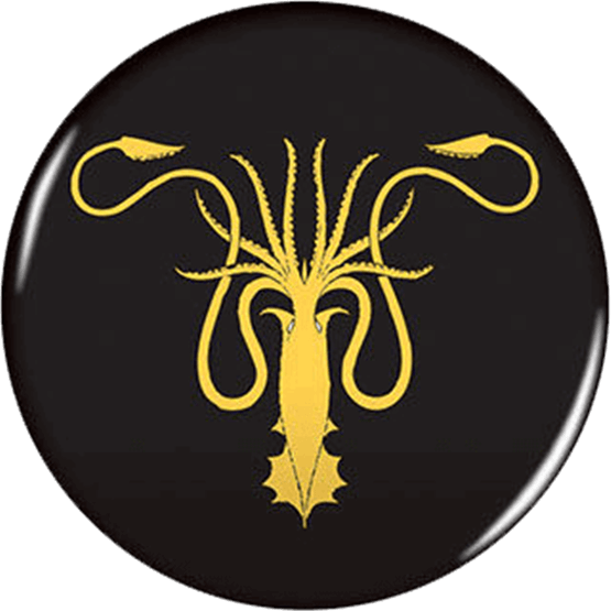 Game Of Thrones House Greyjoy Magnet (555x555), Png Download