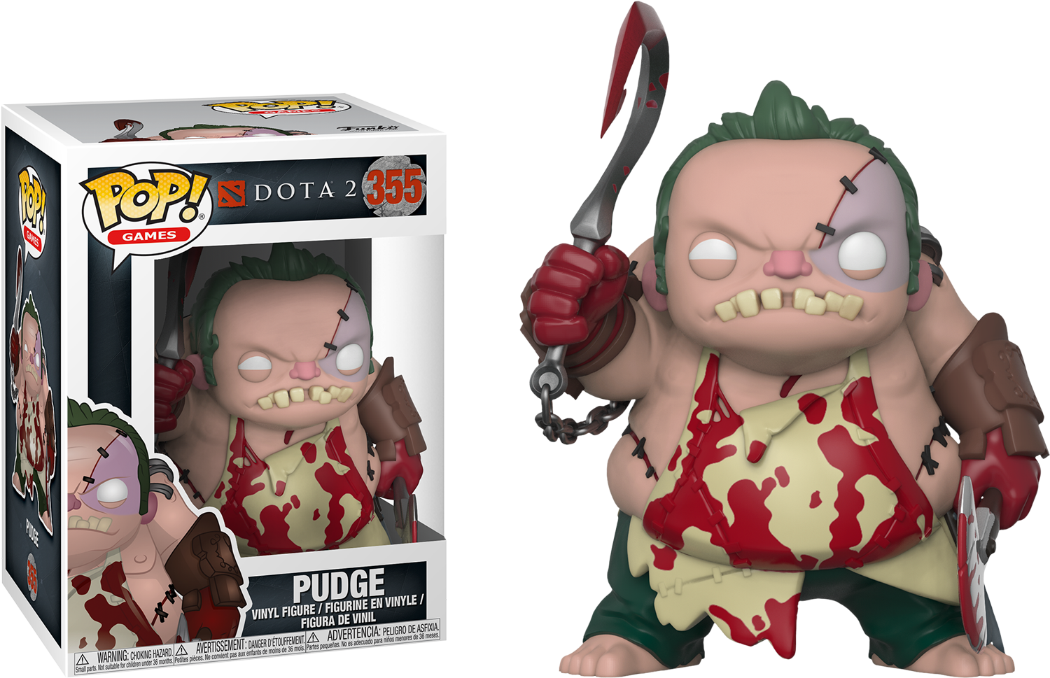 Pudge Pop Vinyl Figure (1500x969), Png Download