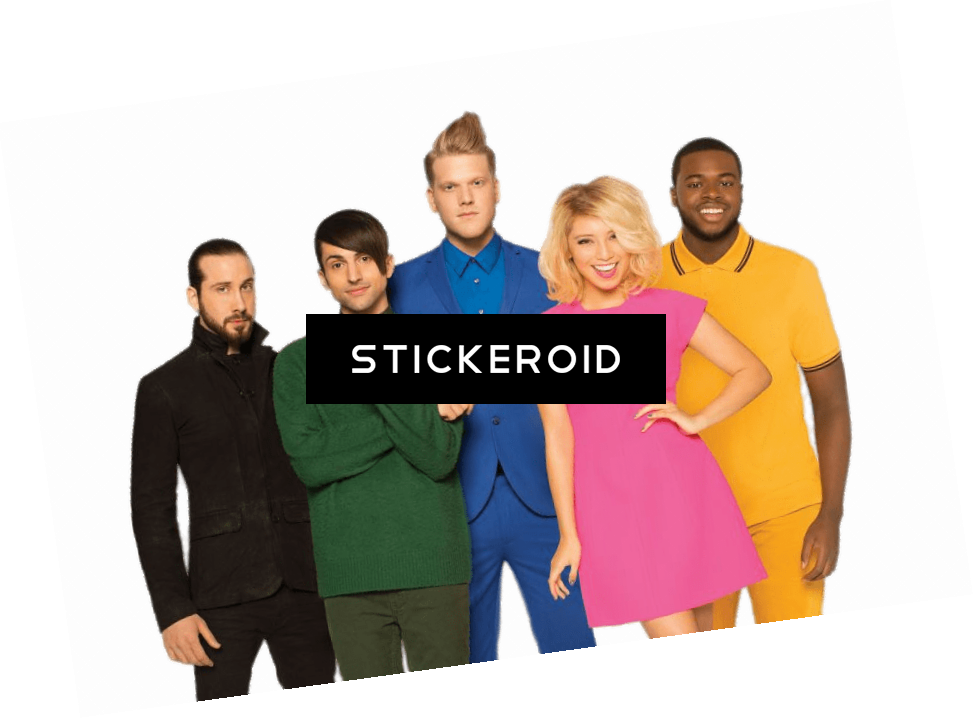 Pentatonix Colourful (973x719), Png Download