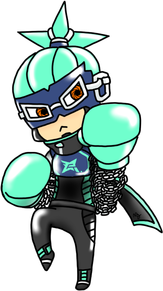 Arms Ninjara Nintendo Switch, Caricature, Chibi, Arms, (768x1024), Png Download