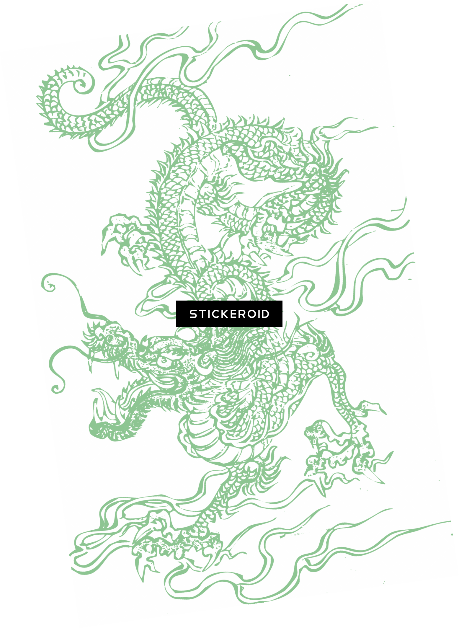 Chinese Dragon Hd (1555x2127), Png Download