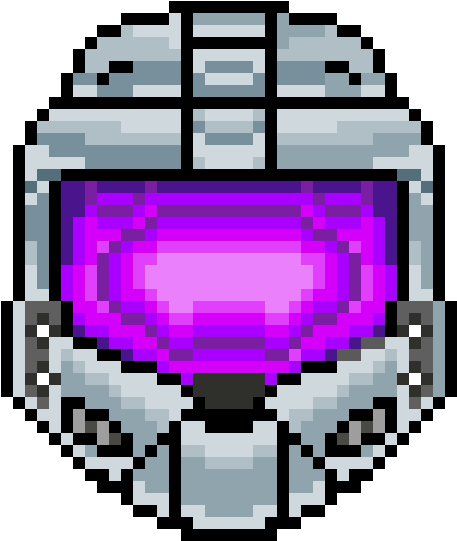 Halo Helmet Purple Visor (1200x1200), Png Download