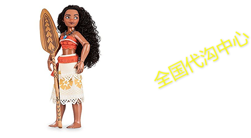 Disney Moana Classic Doll (850x450), Png Download