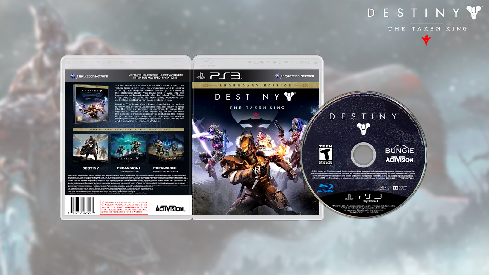 destiny the taken king ps3