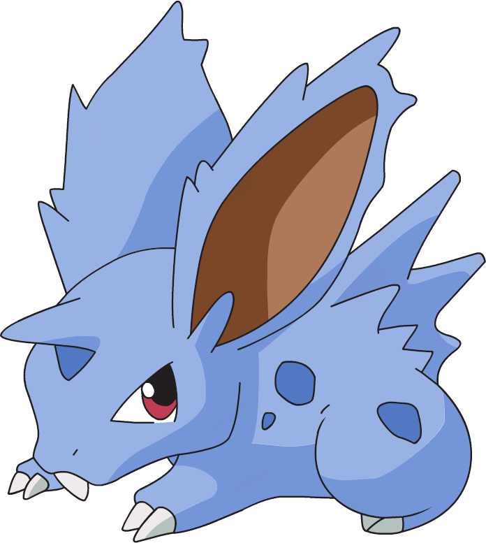 032 Nidoran Ag Shiny (696x777), Png Download
