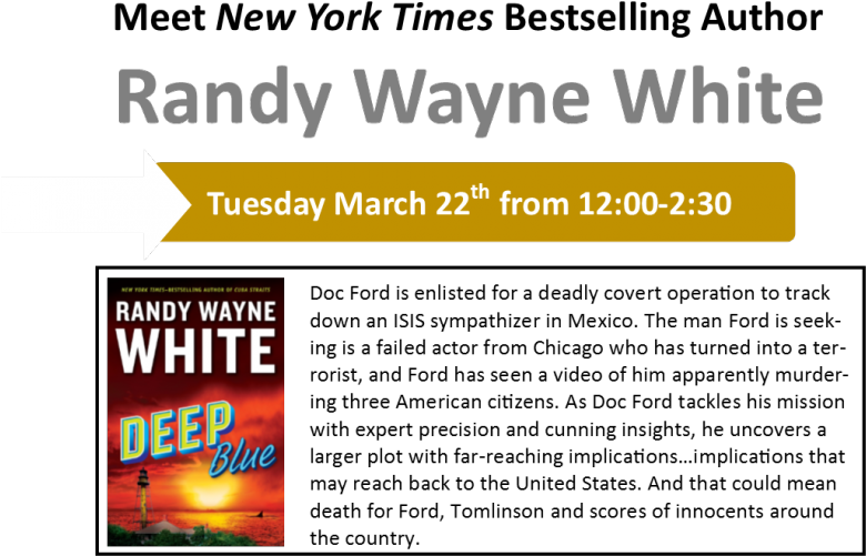 Meet Randy Wayne White, Author Of Deep Blue (800x533), Png Download