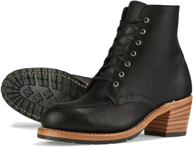 Clara Boot - Black (760x1140), Png Download