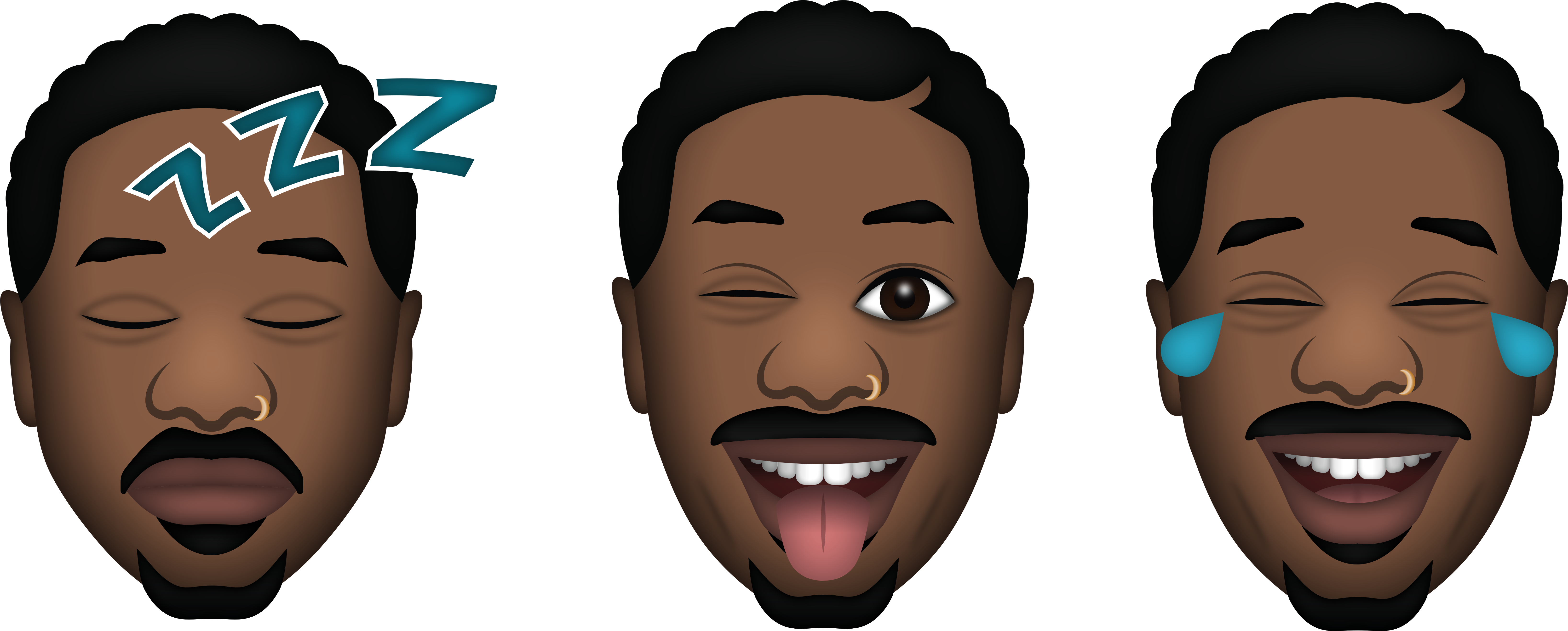 Get Your Own Personalized Emoji Sticker Pack (6598x2637), Png Download