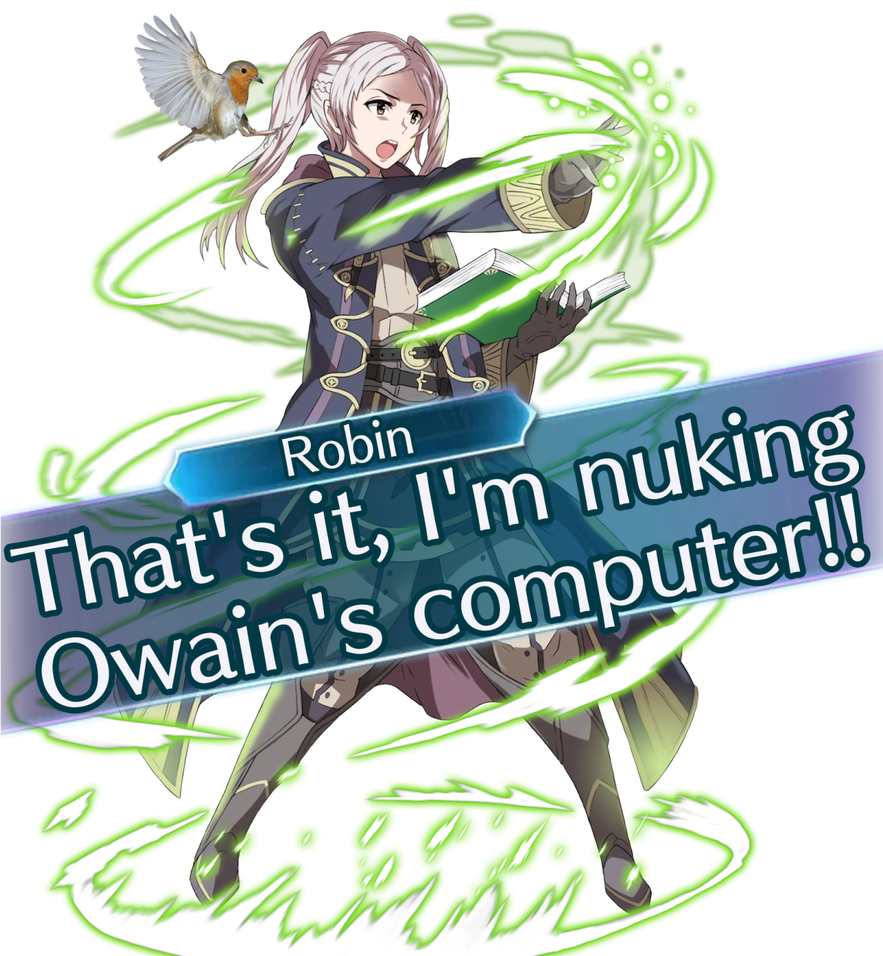 Chrom Once Again Talking In Memes, This Time More Up (1280x1459), Png Download