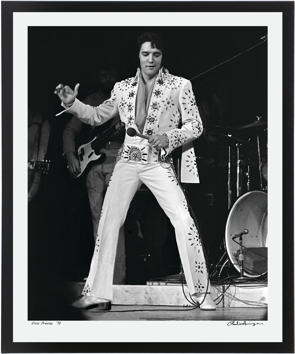 Charlie Auringer Elvis Presley At Olympia Stadium (1200x1200), Png Download