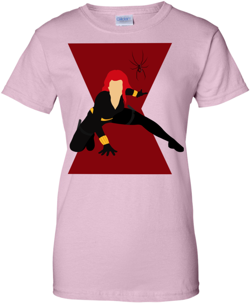 Black Widow Natasha Romanoff Avengers Assemble T Shirt (1024x1024), Png Download