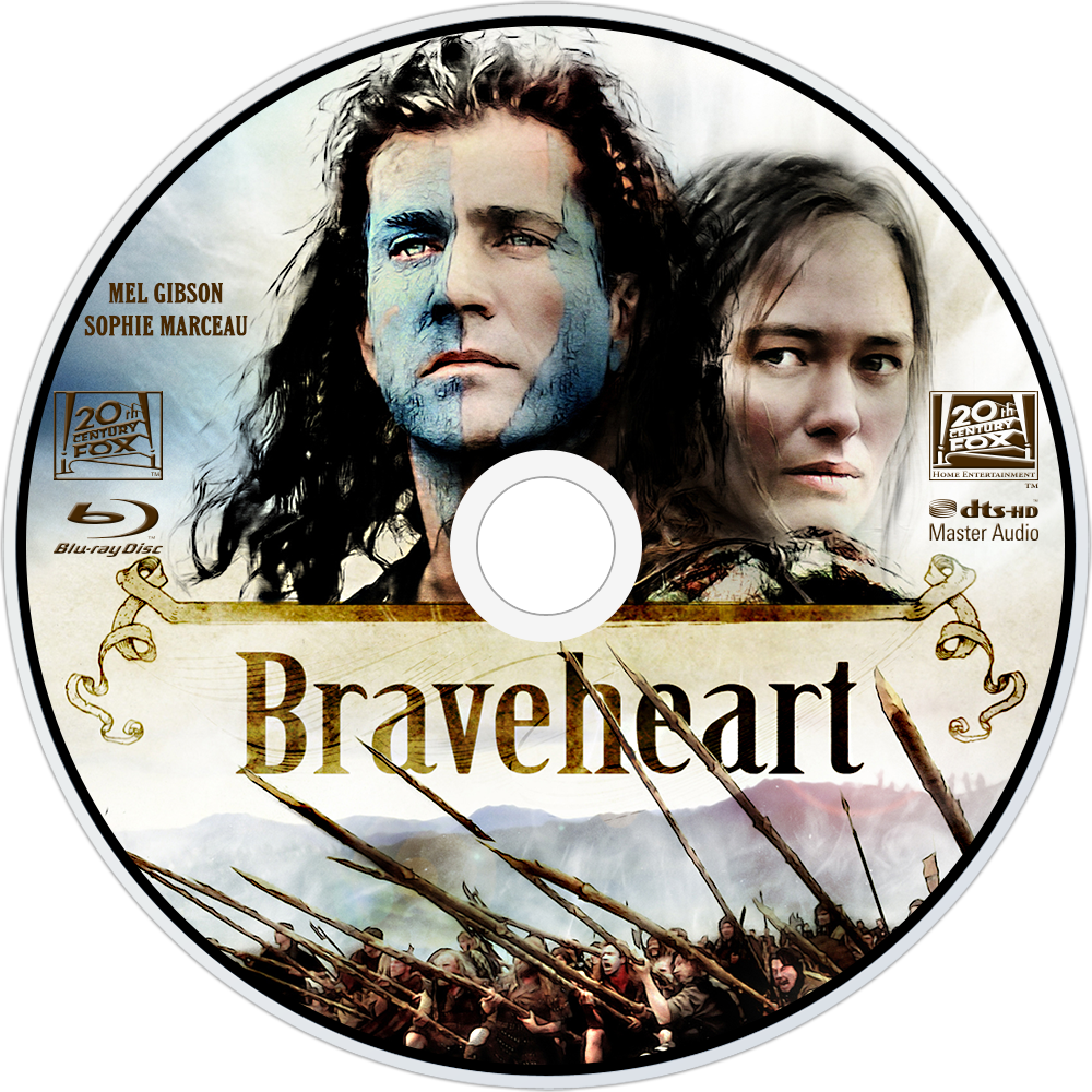 Braveheart Bluray Disc Image (1000x1000), Png Download