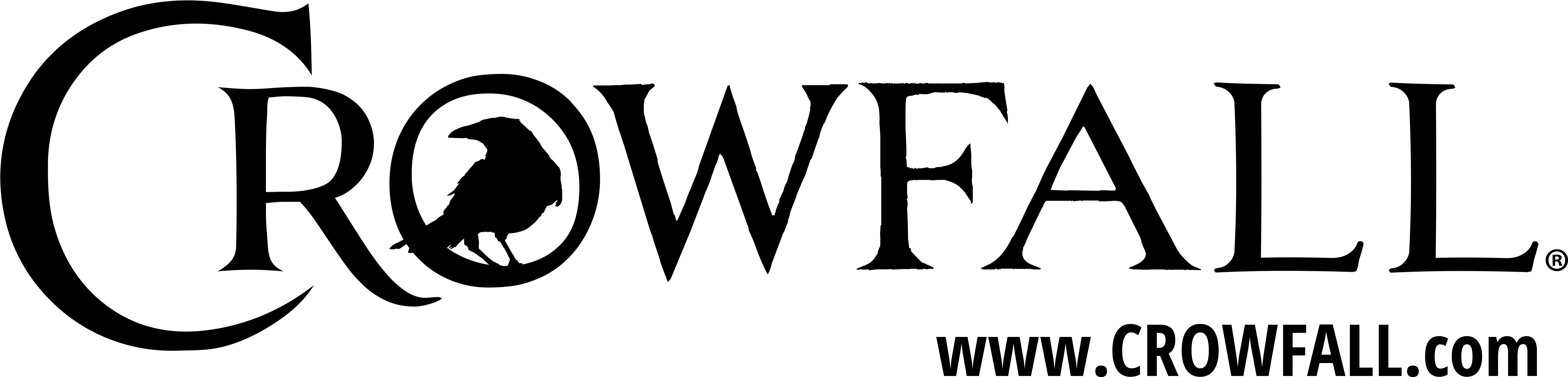 Crowfall Logo Png (6199x1564), Png Download