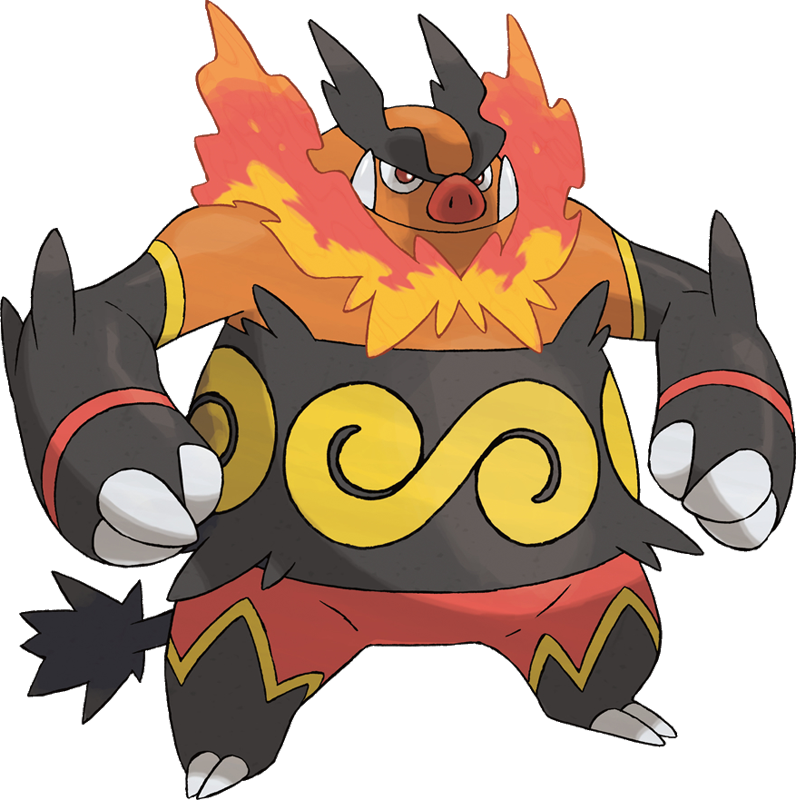 Pokemon Emboar Is A Fictional Character Of Humans (796x800), Png Download