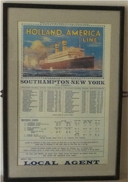 Holland America Shipping Line Print (600x600), Png Download
