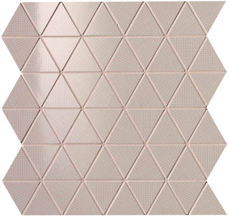 Rose Triangolo Mosaico (800x760), Png Download