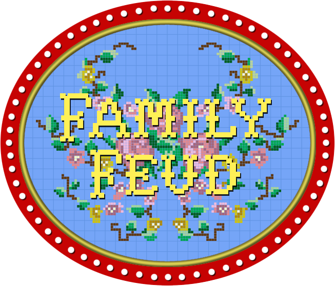 Family Feud Logo (653x558), Png Download