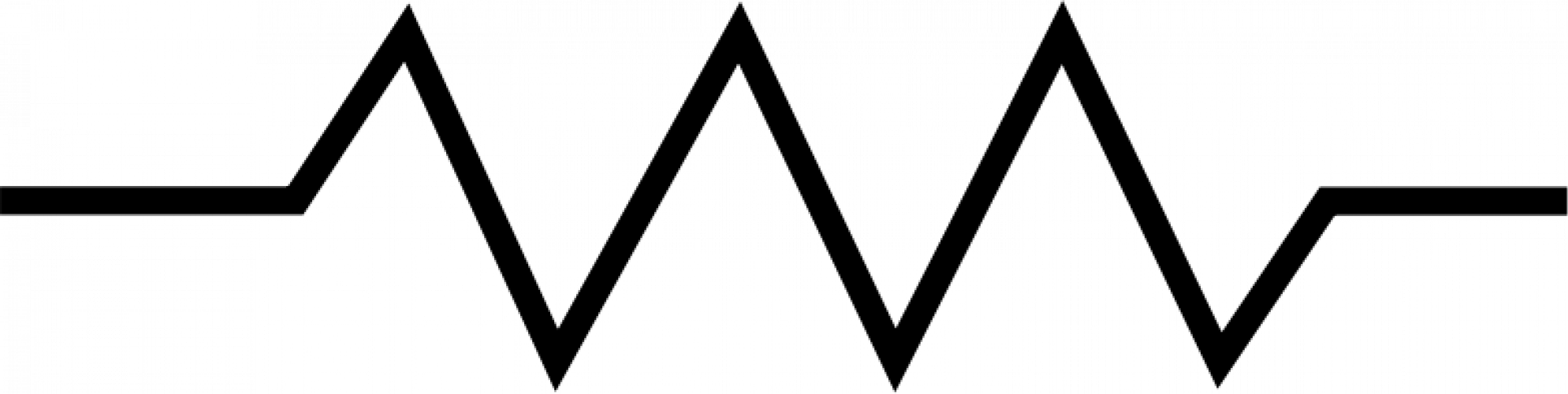 Symbol Of A Resistor (1989x500), Png Download