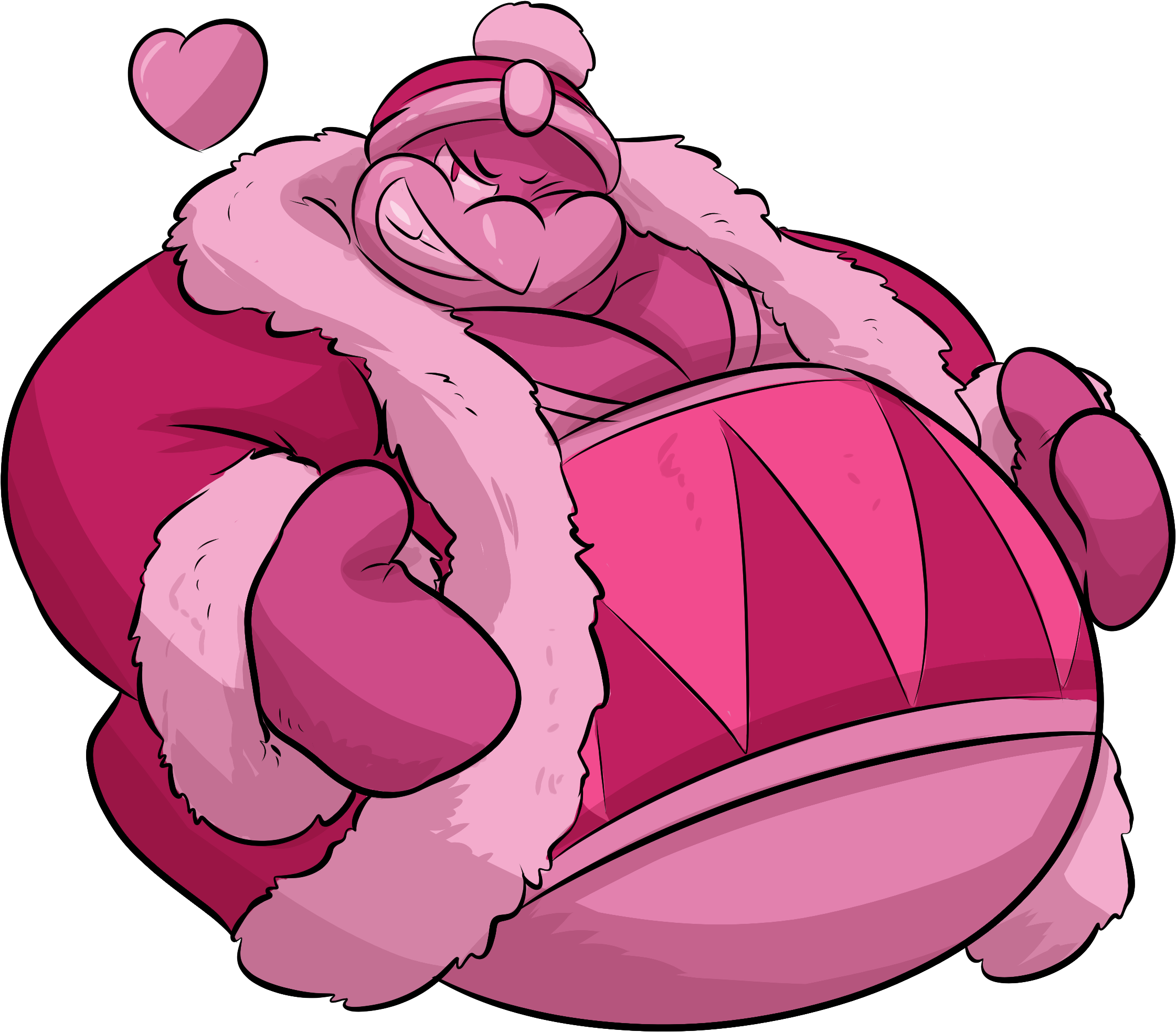 Valentine Dedede (2487x2196), Png Download