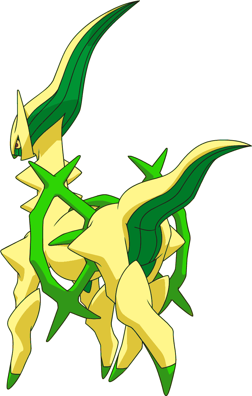 Arceus Meadow3 Shiny (886x1379), Png Download