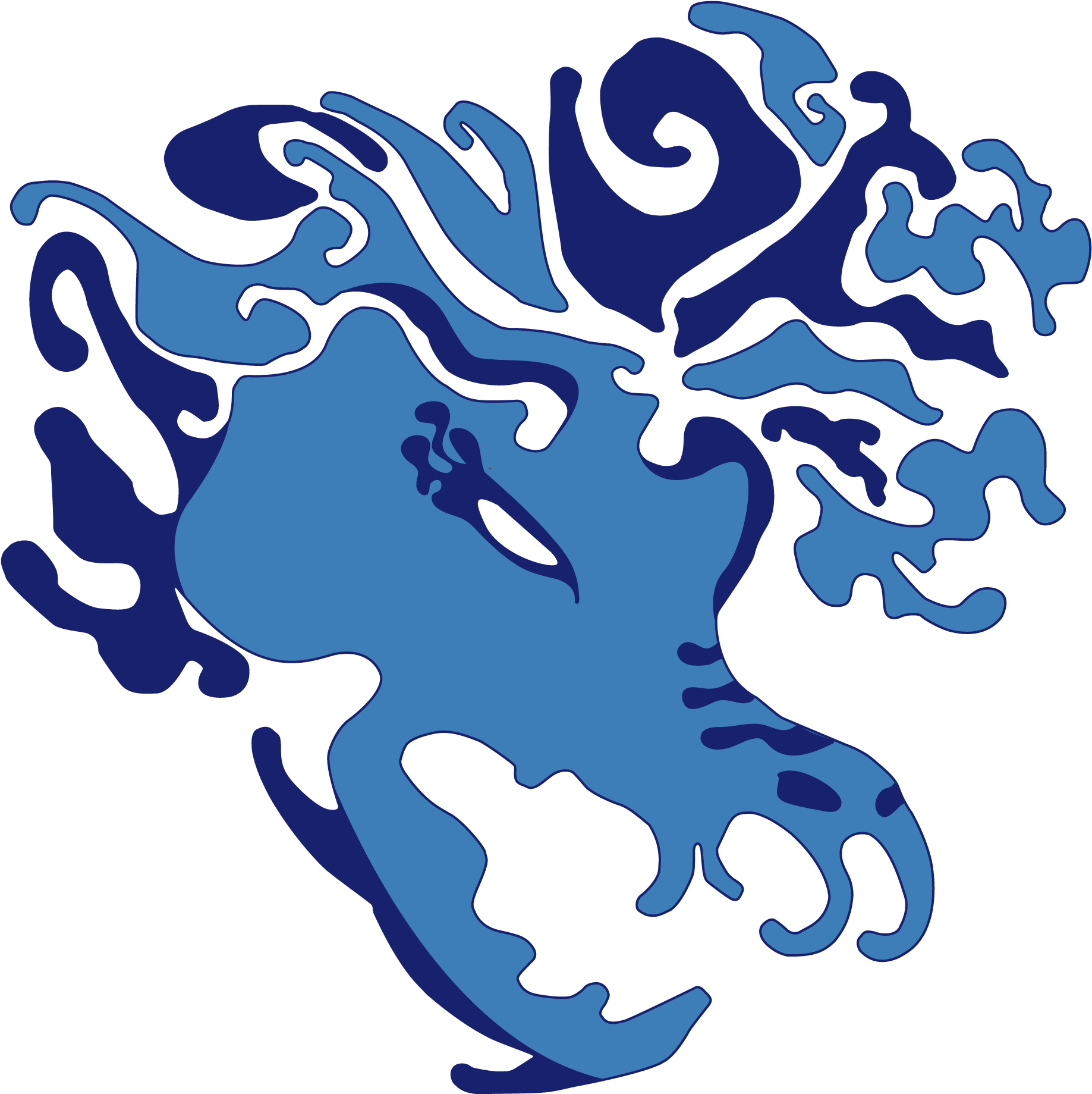Kas Dragon Head Blue 2000px (2000x2000), Png Download