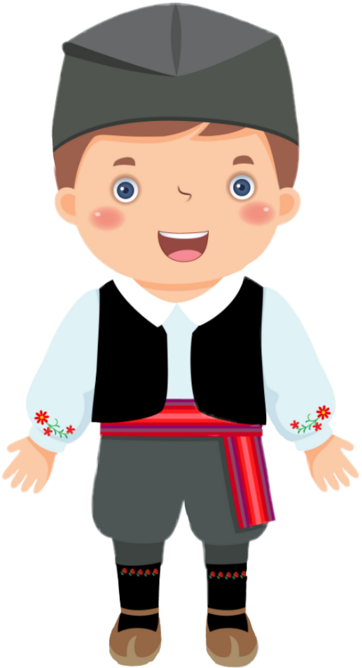 Folk Serbia Folklore Costumes Clothin (1024x1024), Png Download