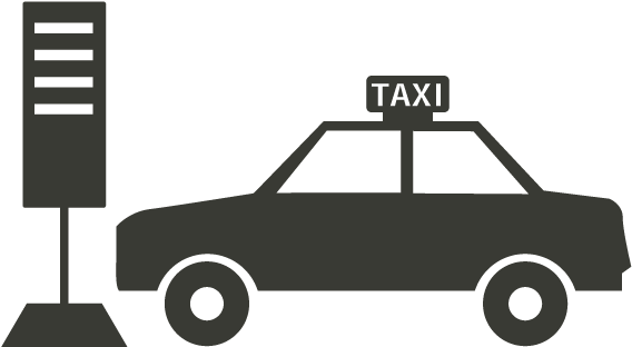 Taxi Stand / Stop (640x640), Png Download