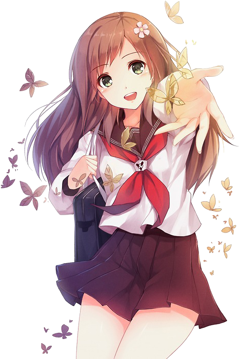 Anime Images Anime Render ~ Wallpaper And Background (500x707), Png Download