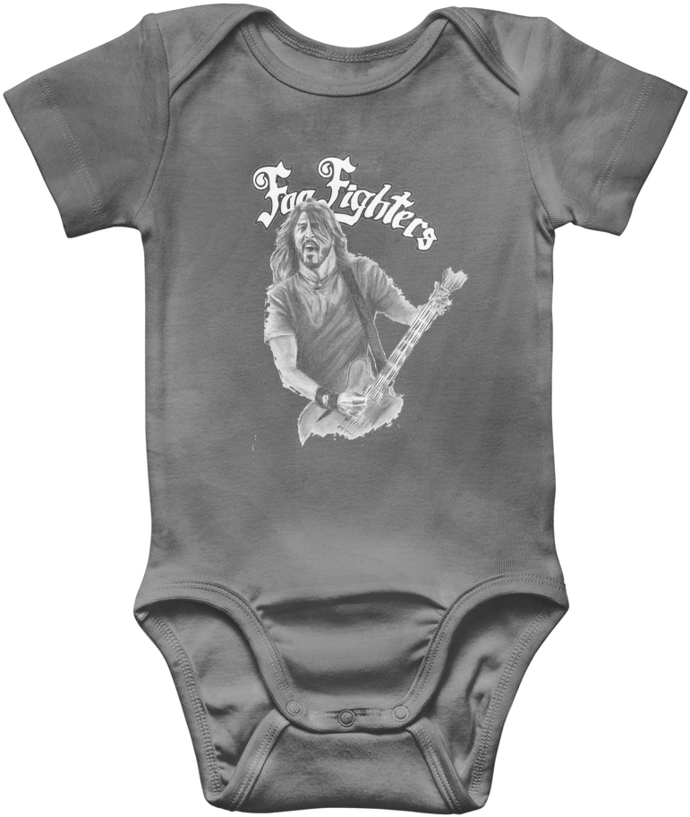 Foo Fighters 1 ﻿classic Baby Onesie Bodysuit (1024x1024), Png Download
