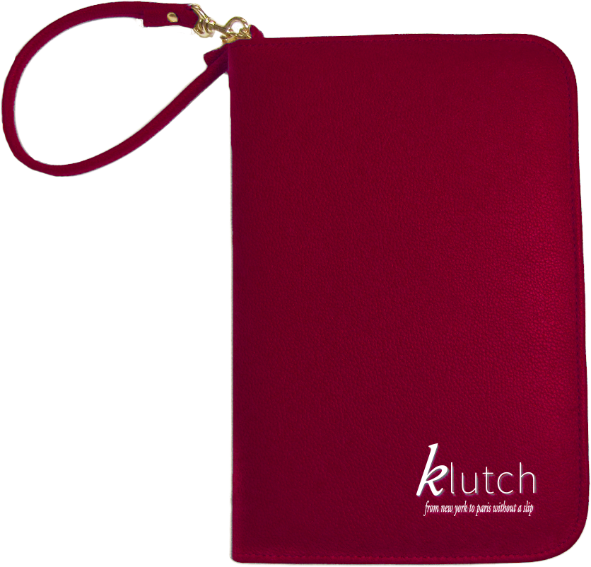 Klutch Travel Folder-red (1200x1800), Png Download