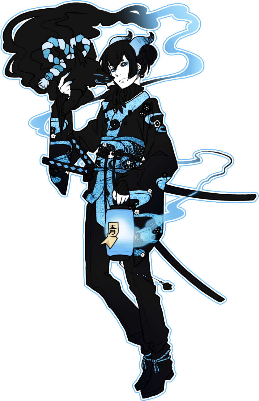The Ao Andon By Pastellrabbit-d4irgv3 (838x1296), Png Download