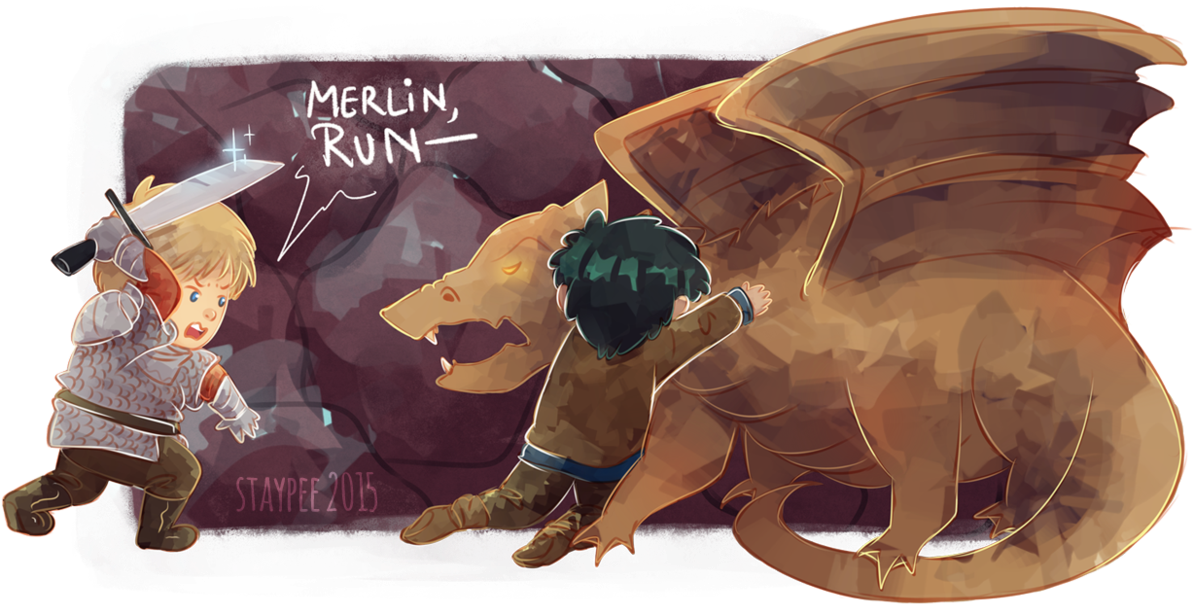 Merlin, Run By Staypee (1264x632), Png Download