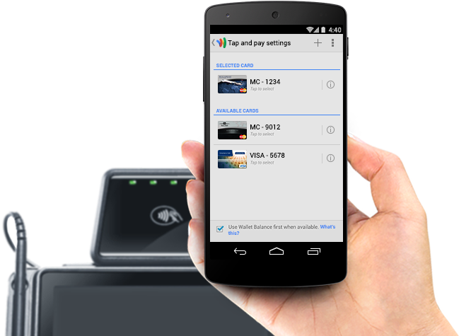 Retail Google Wallet Nfc (664x482), Png Download