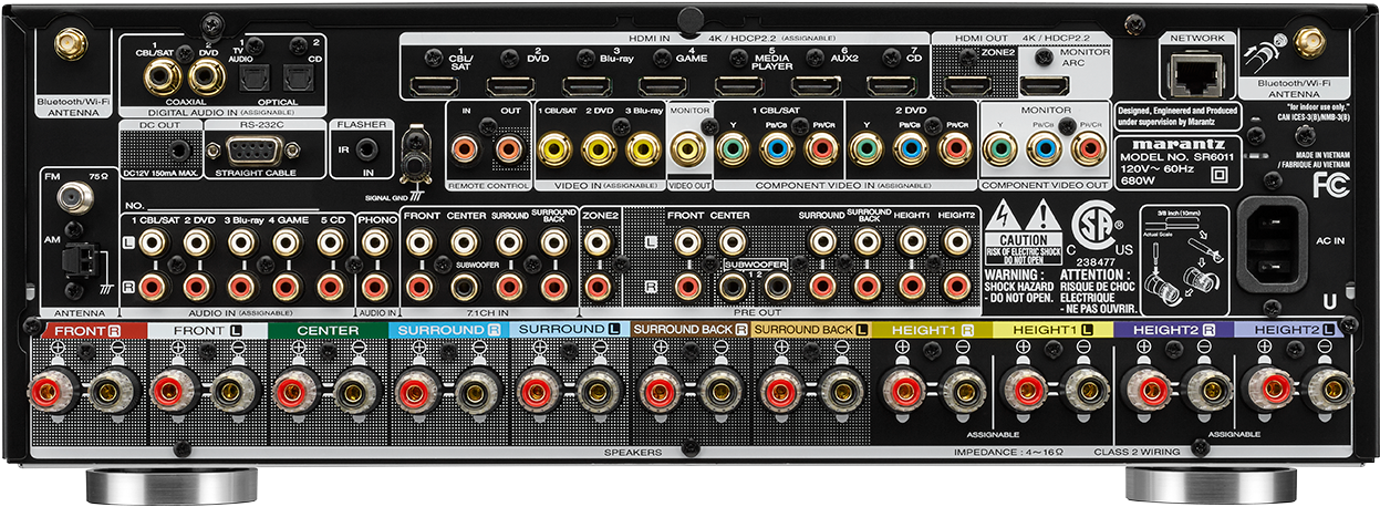 Marantz Sr6011 (1280x1024), Png Download