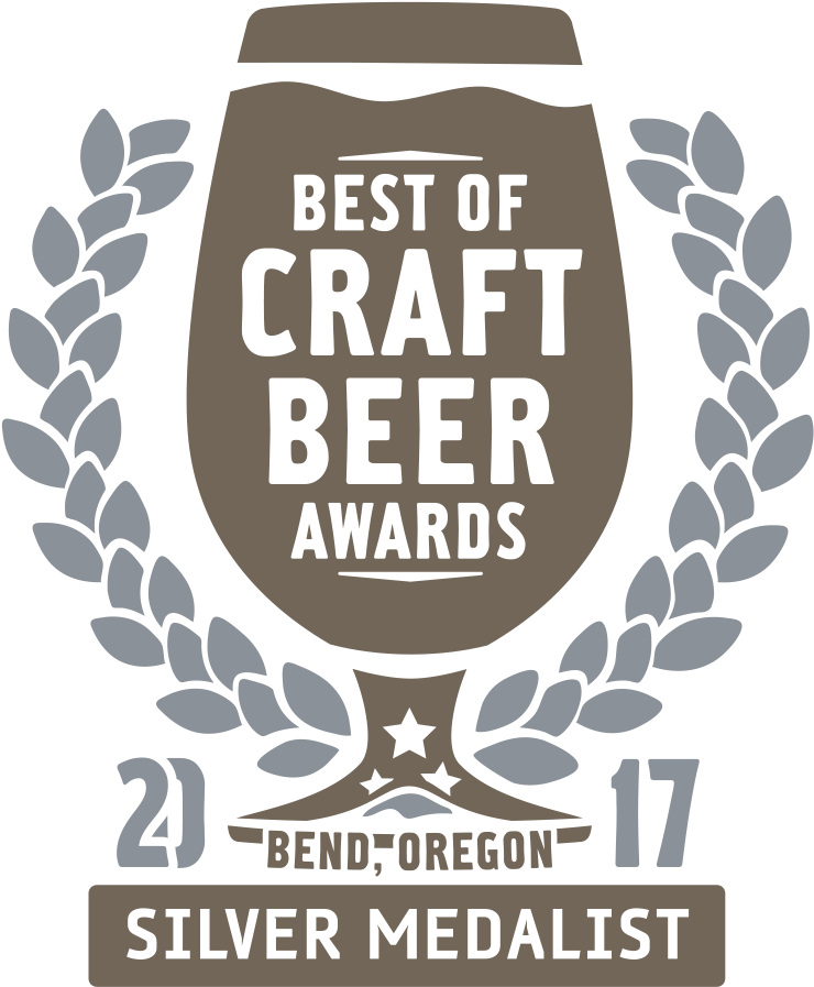 2017 Best Of Craft Beer Awards Silver Logo (1000x1000), Png Download