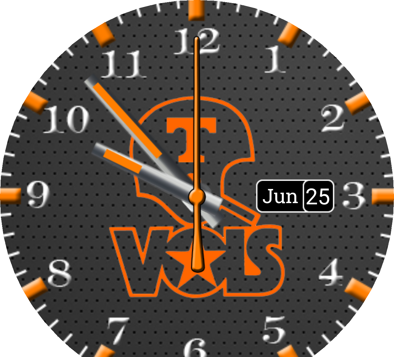 Vols Orange Watch Face Preview (1280x1160), Png Download