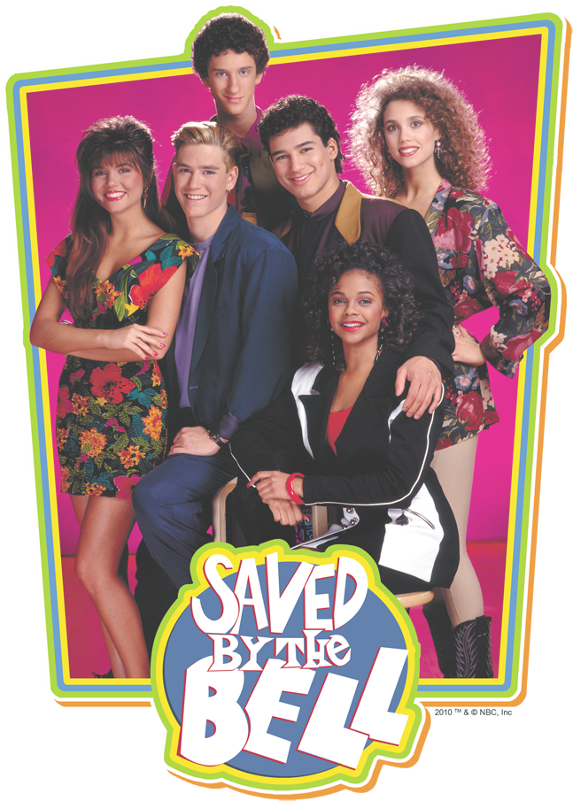 Saved By The Bell Saved Cast Men's Tall Fit T-shirt (680x937), Png Download