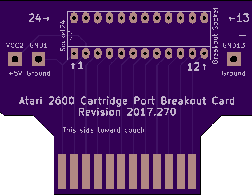 Atari Vcs 2600 Cartridge Port Breakout (1065x827), Png Download