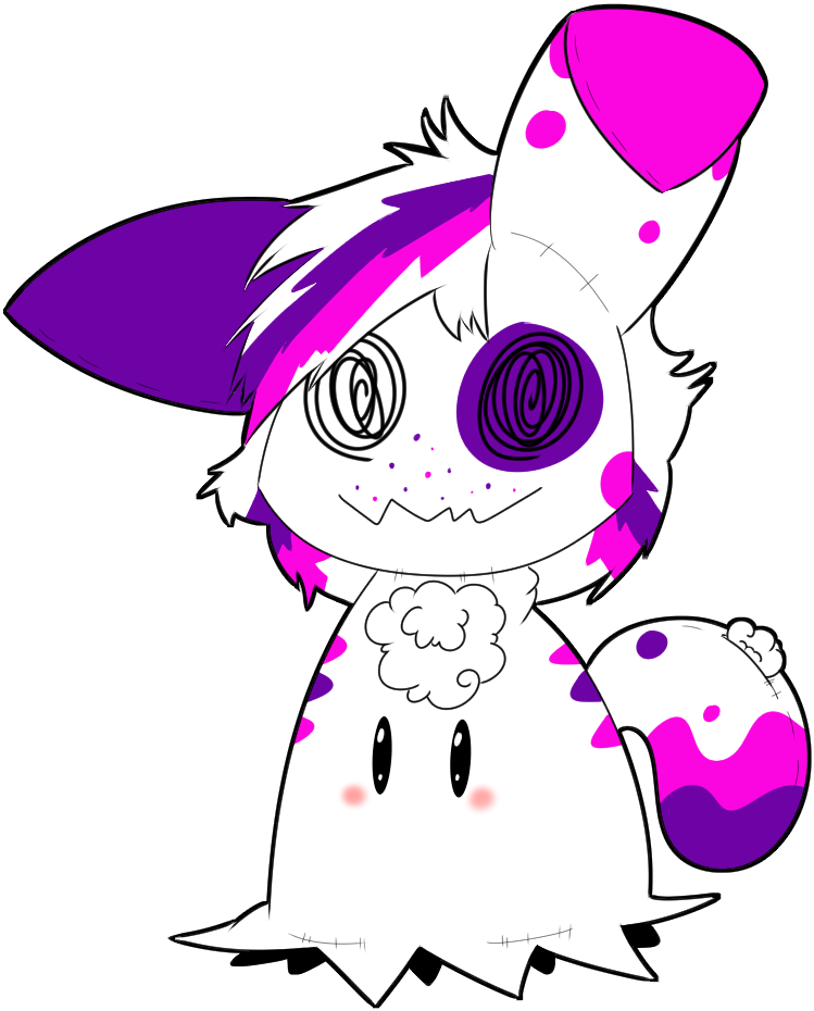 Mimikyu As Yumi (800x1200), Png Download
