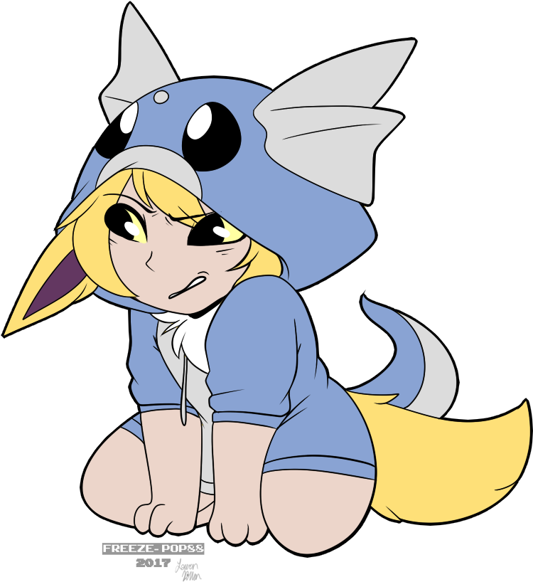 [ych Commission] Dratini Hoodie (1093x1057), Png Download