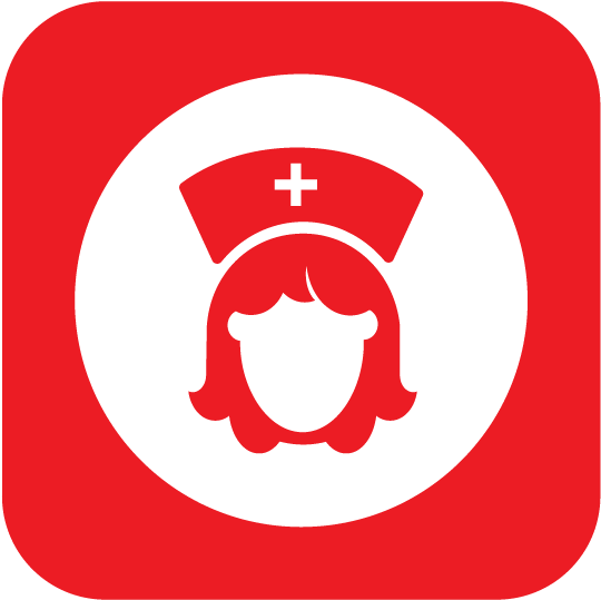 Little Icon Red Nurse Icon (800x600), Png Download
