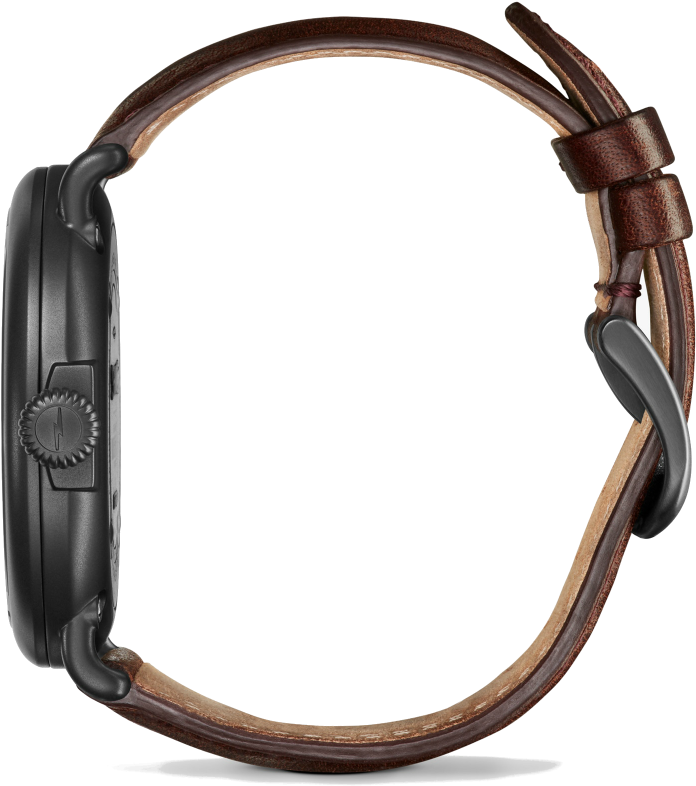 Shinola - Runwell 47mm - Midnight Blue/cattail - Side (966x1449), Png Download