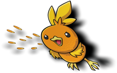 Torchic Sticker (600x600), Png Download