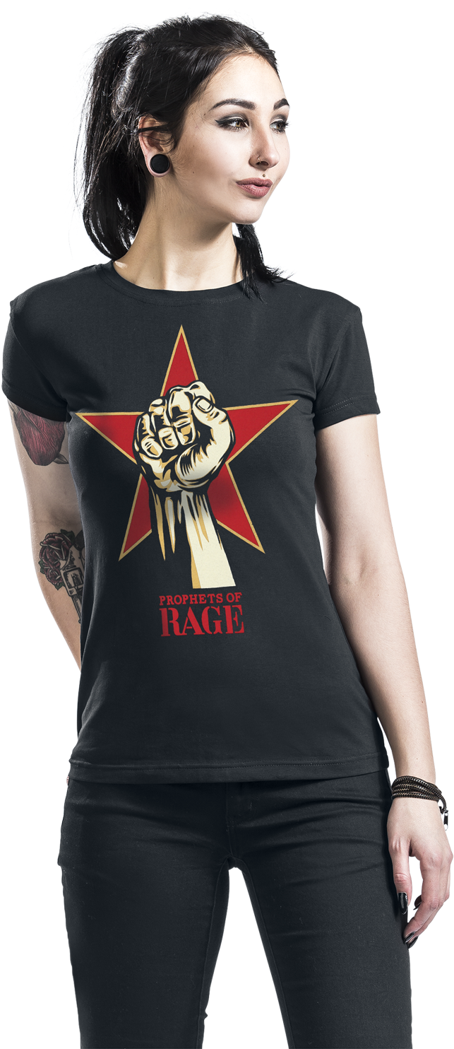 Null Power Fist Black T-shirt 363448 Iacwusr (780x1500), Png Download